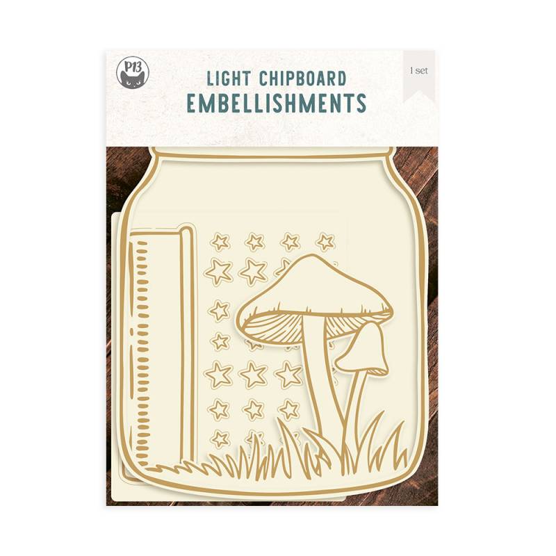 Shaker Frasco Light Chipboard Into The Woods P13 Paper Products