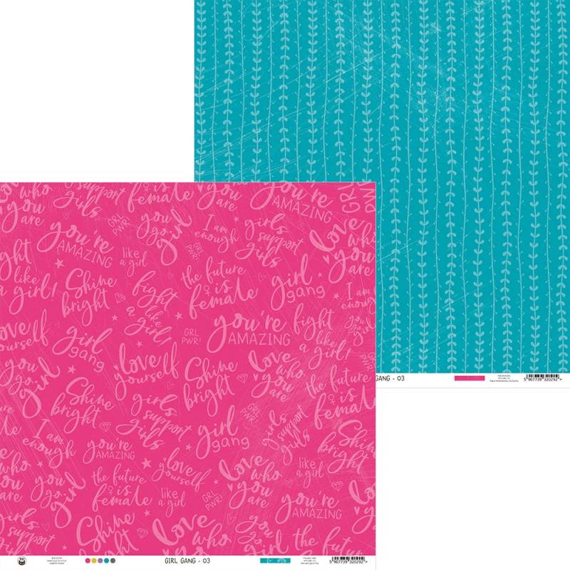 Kit Papéis 12" Girl Gang P13 Paper Products