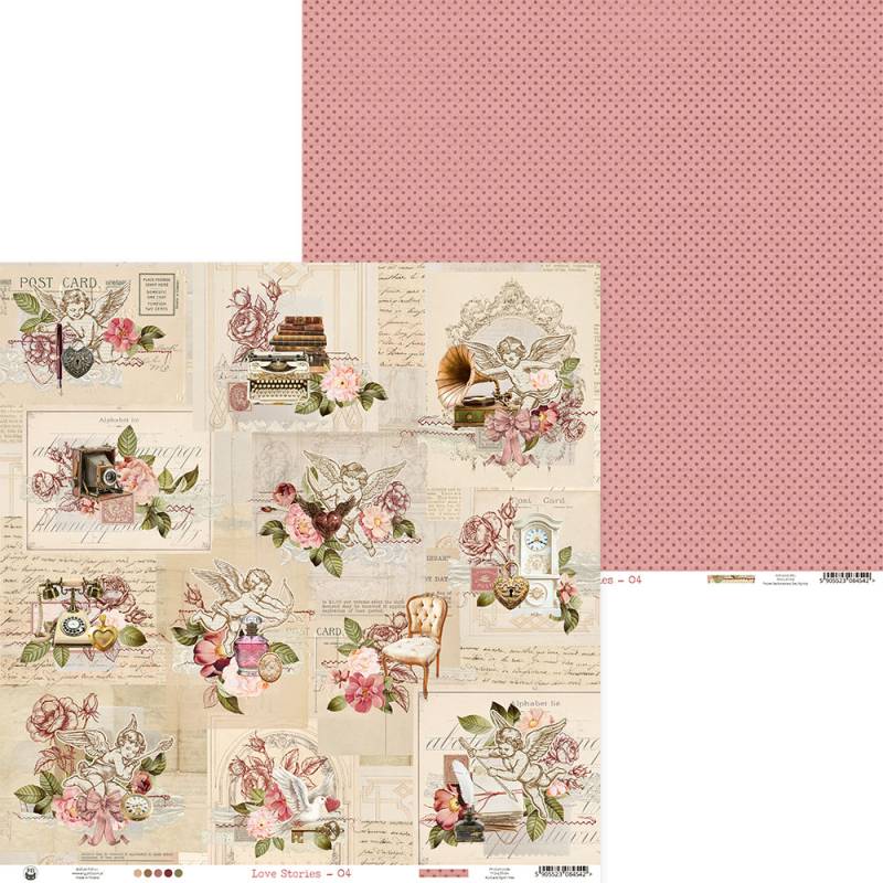 Bloco 12"x12" Love Stories P13 Paper Products