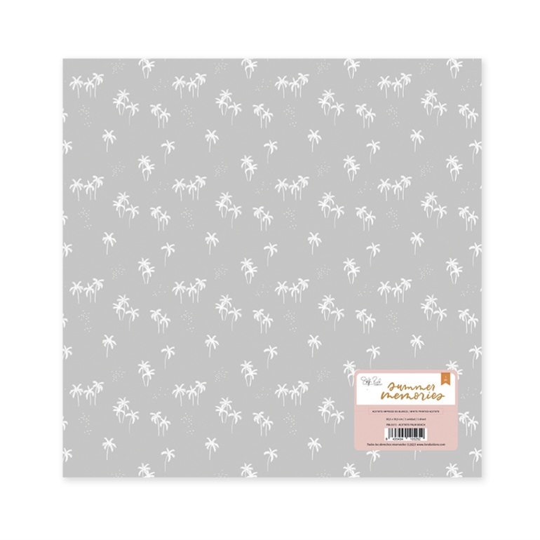 Acetato Palmeiras Summer Memories Lora Bailora