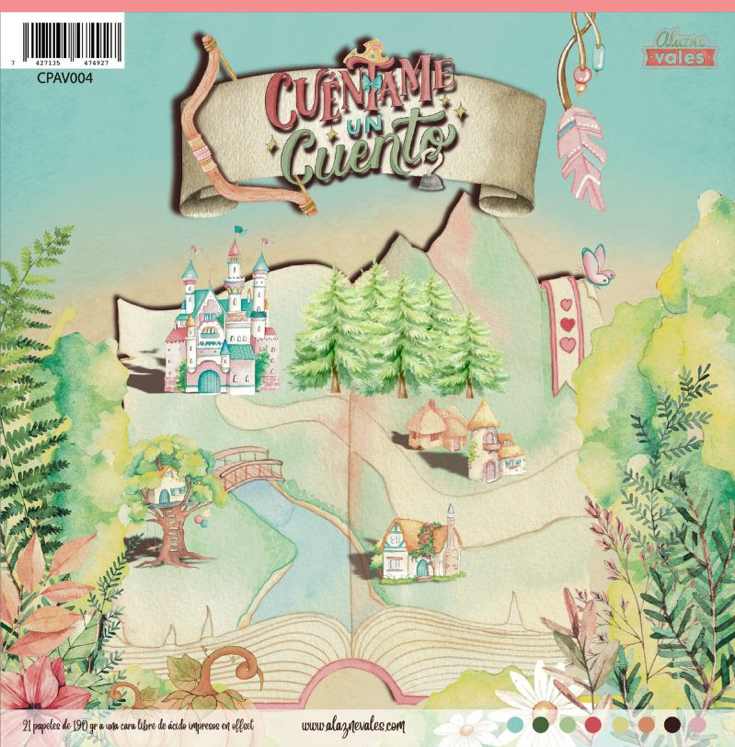 Bloco Papéis Cuéntame un Cuento Alazne Vales