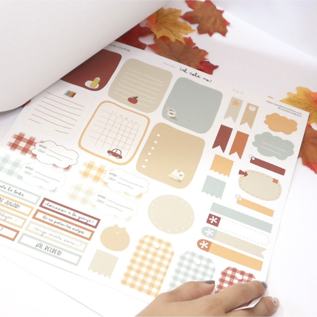 Papéis Al Cole No MandarinaLima