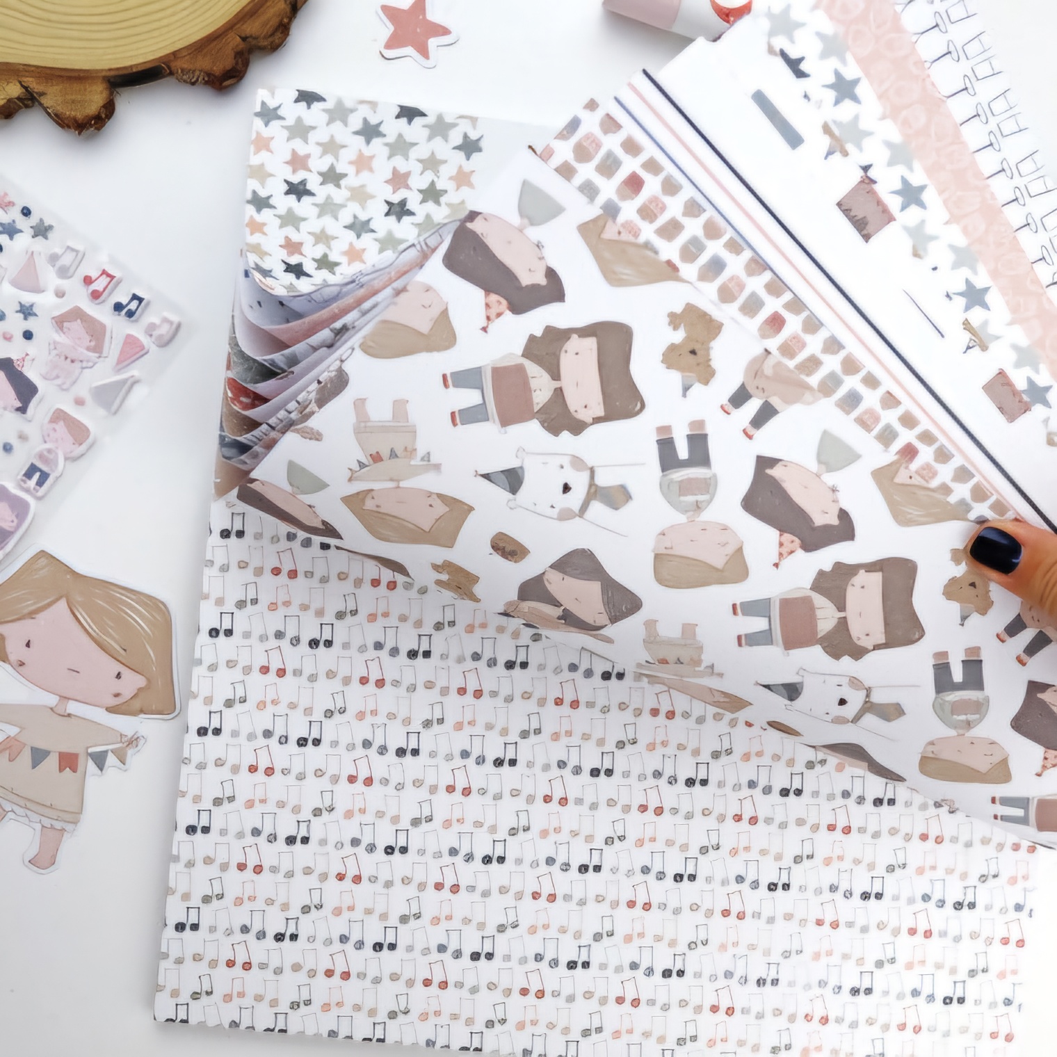 Bloco Papéis 12"×12" Ohana de Fiesta Alua Cid