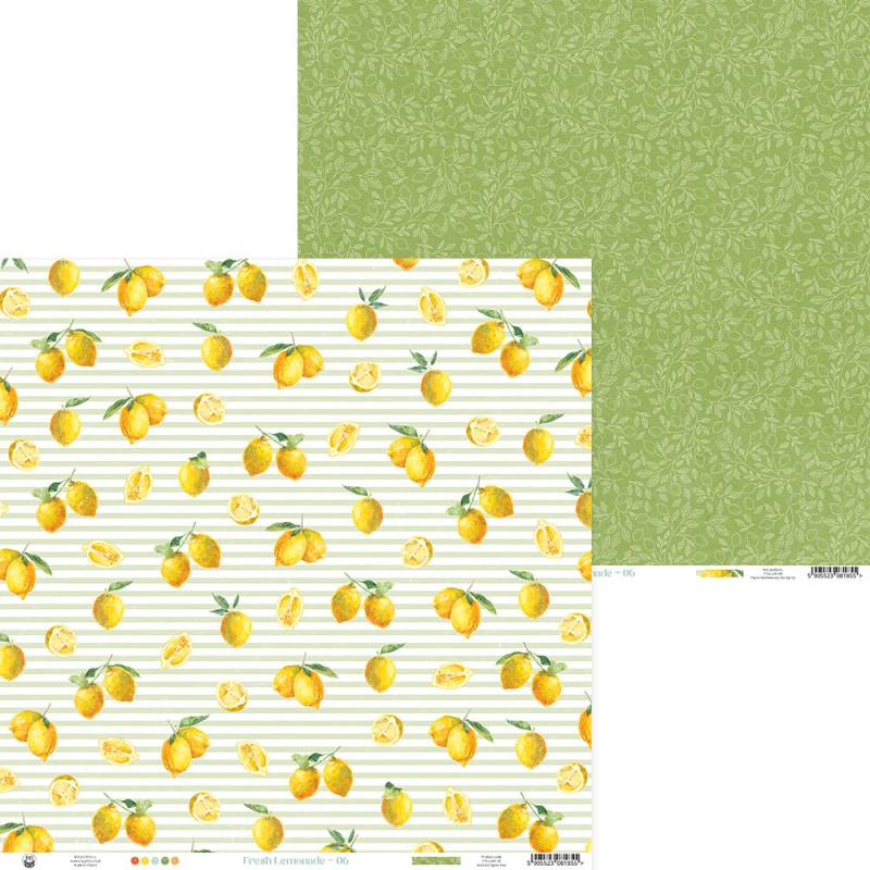 Bloco 12"x12" Fresh Lemonade P13 Paper Products