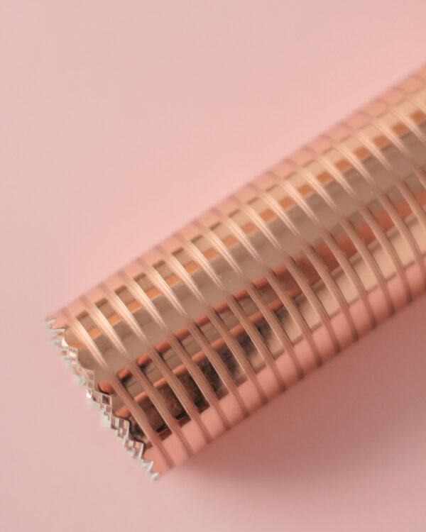 Ecopele Blin Blin Foil Riscas Ouro Rosa | Johanna Rivero