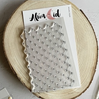 Carimbo Fundos Margaridas • Patio Alua Cid