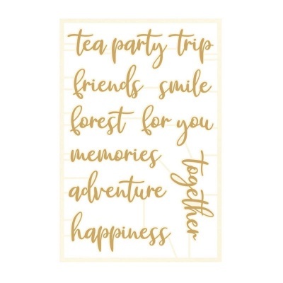 Chipboard Embellishments6 Forest Tea Party P13 Paper Products