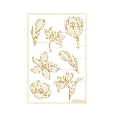 Chipboard Flores Spring is Calling P13 Paper Products