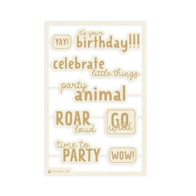 Chipboard Frases Woodland Cuties P13 Paper Products