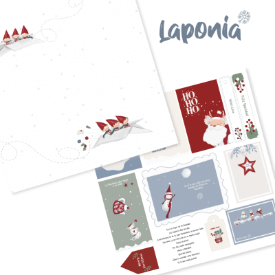 Bloco papéis Laponia Mariquilla