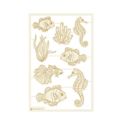 Chipboard 02 Peixes SEA LA VIE P13 Paper Products