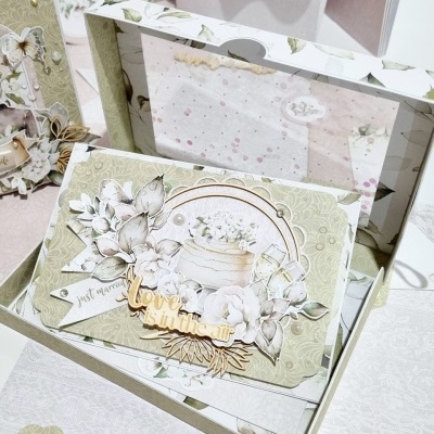 Caixa Envelope e Postal Prenda Casamento