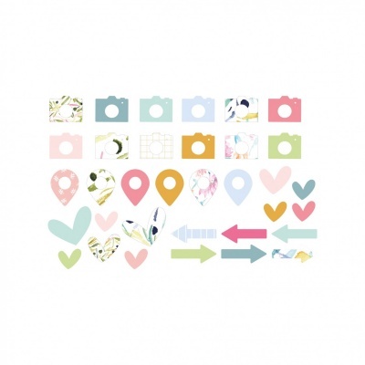 Die Cuts Chipboard Mediterráneo Lora Bailora