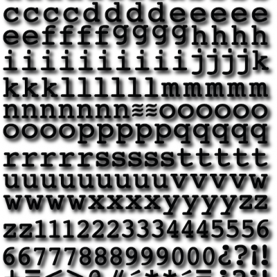 Alfabeto Puffy Eres Arte The Mint Feather