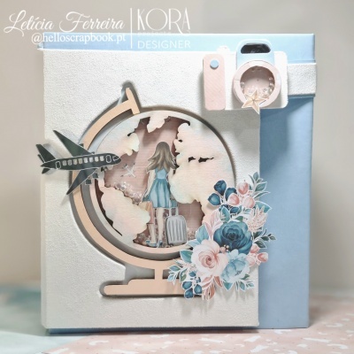 Tutorial Scrapbook Online em ES Álbum Soñar y Viajar