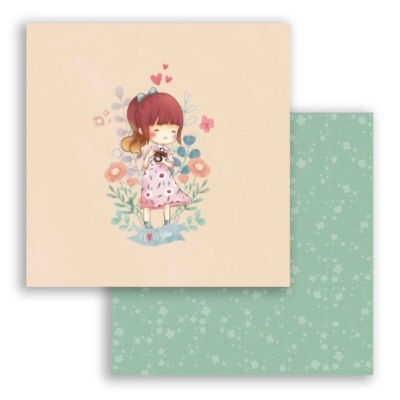 Stack papéis 12" dupla face | Chibi, Paraes