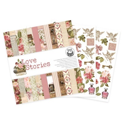 Bloco 12"x12" Love Stories P13 Paper Products