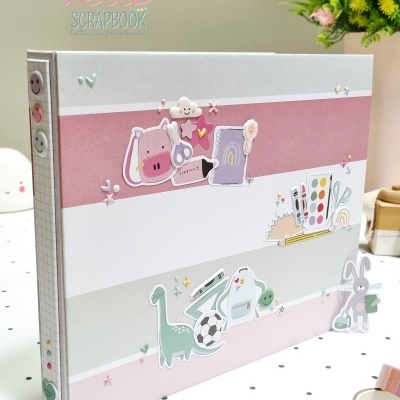 Álbum Fotos Scrapbook Final Ano Letivo