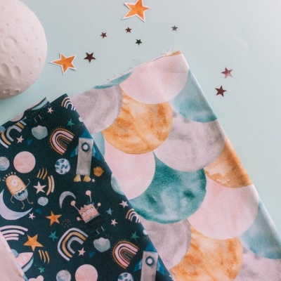 Tela Algodão FUN MULTICOLOR Karimópolis Gigi's Lab