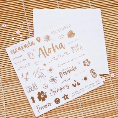 Autocolantes transparentes | ALOHA, Mintopia