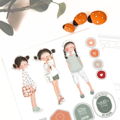 Die Cuts Ilustrações Molduras Destino Felicidad Mariquilla