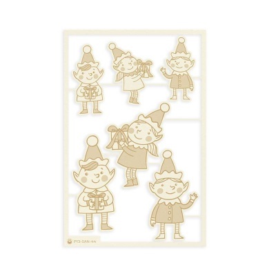 Chipboard DUENDES Santa's Workshop P13 Paper Products