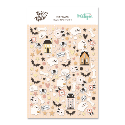 Autocolantes Puffy Truco o Trato Míntopia