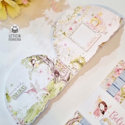 Álbum Fotos Scrapbook Arco Íris