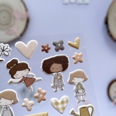 Autocolantes Puffy • Patio Alua Cid