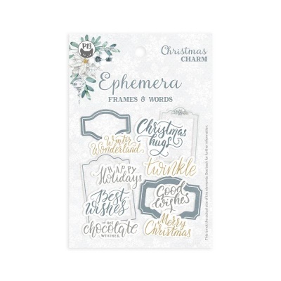 Die Cuts Molduras e Frases Christmas Charm P13 Paper Products