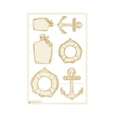 Chipboard 04 Âncoras e Bóias SEA LA VIE P13 Paper Products