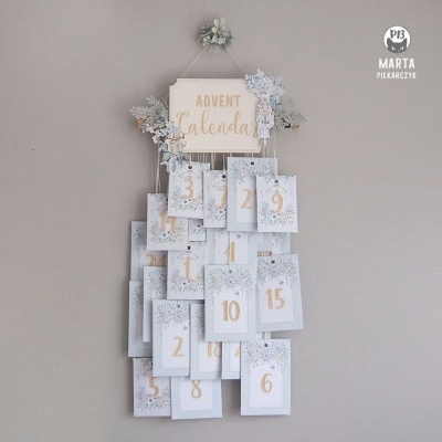 Calendário Advento Christmas Charm P13 Paper Products