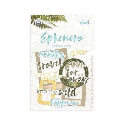 Die Cuts Molduras e Frases Hit the Road P13 Paper Products