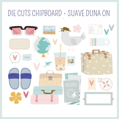 Die Cuts Chipboard Suave Duna On