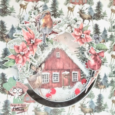 Álbum Fotos Scrapbook Natal Alpes