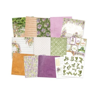 Bloco 6"x6" Secret Garden P13 Paper Products