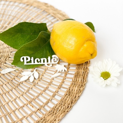 Set adornos Metacrilato branco | PICNIC, Cocoloko