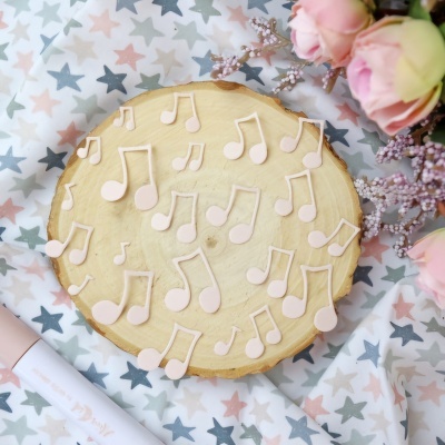 Cortante Confettis Música Alua Cid