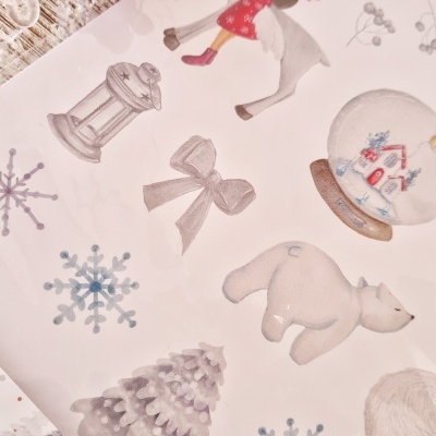 Die Cuts Cuento de Navidad Mandarina & Lima