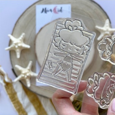 Carimbos Vamos à Praia Playa o Piscina Alua Cid