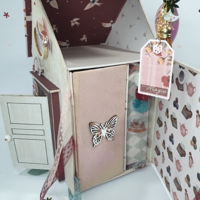 Tutorial Scrapbook Gratuito Online Casinha e 2 álbuns