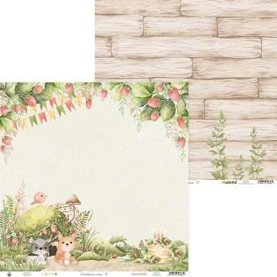 Bloco 6"x6" Woodland Cutties P13 Paper Products