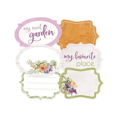Decorative Tags 04 Secret Garden P13 Paper Products