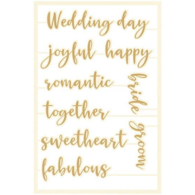 Chipboard Embellishments Always and Forever P13 Paper Products