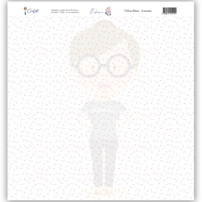 Papel Vegetal 12x12" 'GUSANITOS' | BIKINI, Cocoloko