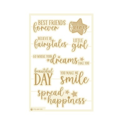 Chipboard Frases EN Believe in Fairies P13 Paper Products