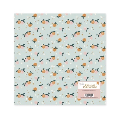 Acetato Foil Pêssegos Summer Memories Lora Bailora