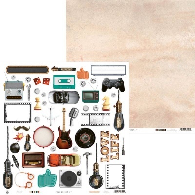 Kit 14 papéis 12"x12"  Free Spirit P13 Paper Products