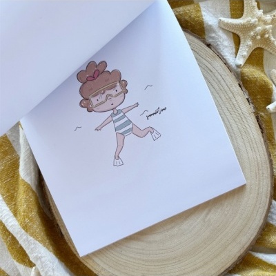 Bloco 6"×8" Playa o Piscina Alua Cid