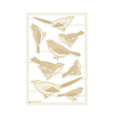 Chipboard 02 Passarinhos PRECIOUS P13 Paper Products